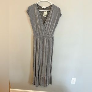 Caution to the wind striped dress